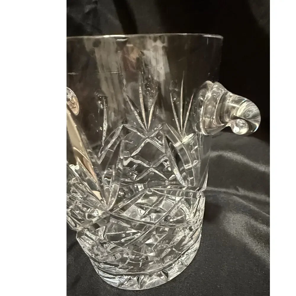 Vintage Ceska Cut Lead Crystal Champagne / Ice Bucket - 7.5